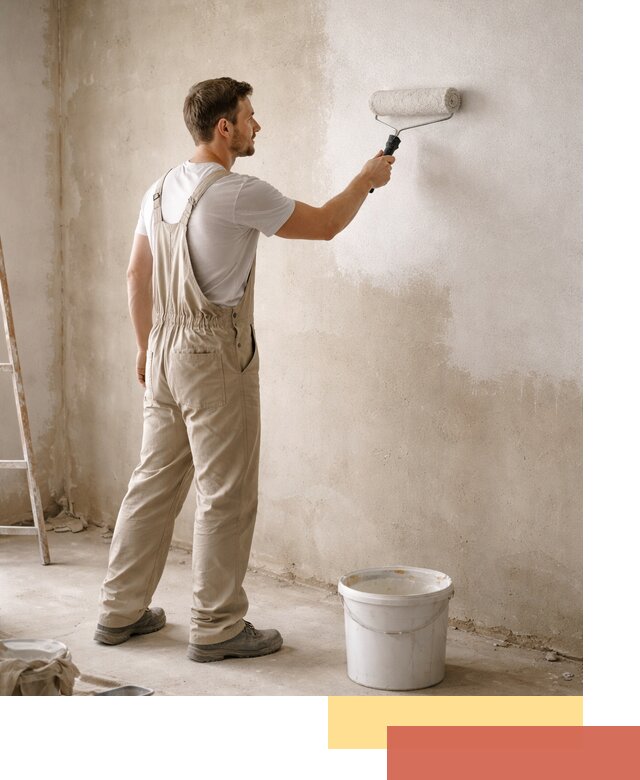 Грунтовка стен под отделку в Солнечногорске профессиональным раствором