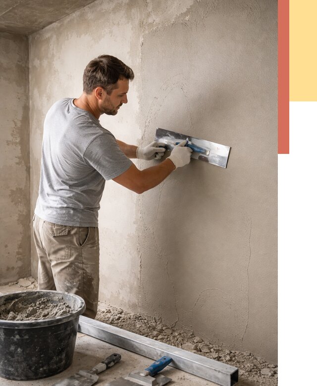 Штукатурка стен без маяков в Солнечногорске от 7494 руб/м2 — услуги и цена | ОТДЕЛОЧНИК-Слн