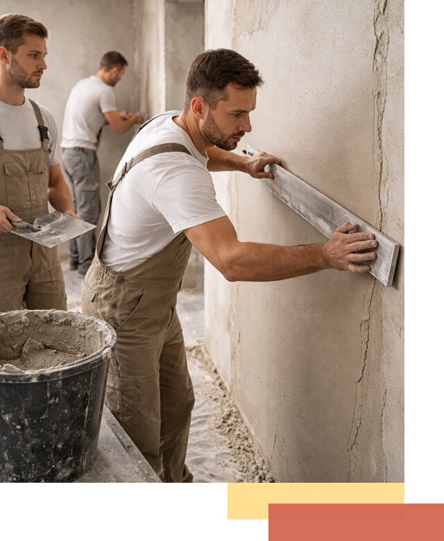 Штукатурка стен без маяков в Солнечногорске быстро и качественно