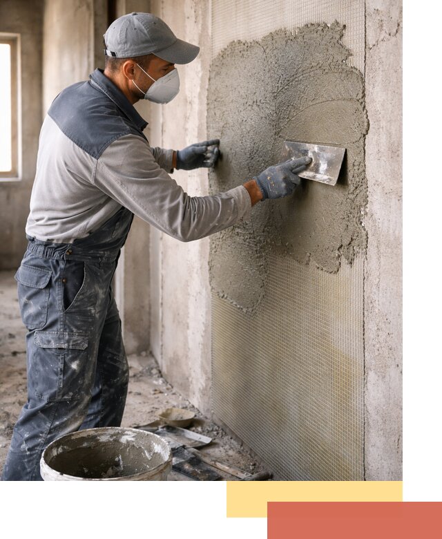 Штукатурка стен по сетке в Солнечногорске под ключ качественно и быстро