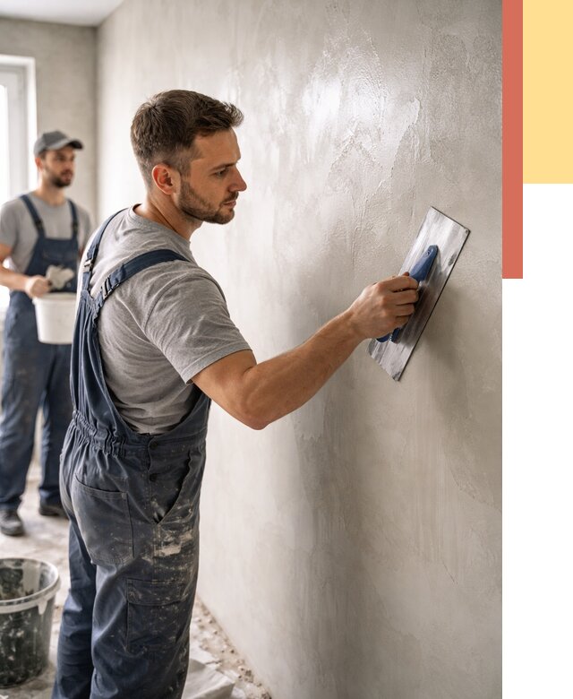 Глянцевание штукатурки стен в Солнечногорске от 7806 руб. — услуги и затирка | ОТДЕЛОЧНИК-Слн