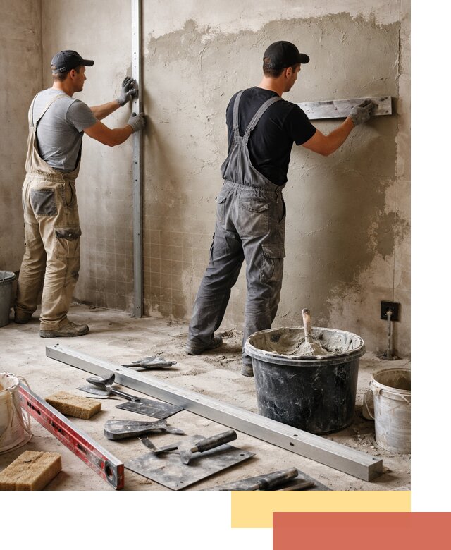 Профессиональная штукатурка стен под плитку в Солнечногорске