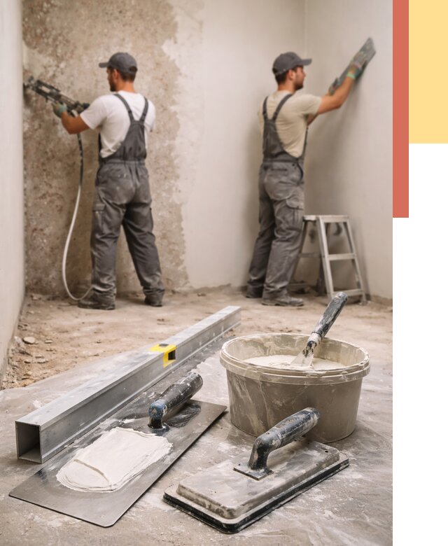 Штукатурка стен под обои в Солнечногорске от 4684 руб./м2 — выравнивание под обои | ОТДЕЛОЧНИК-Слн