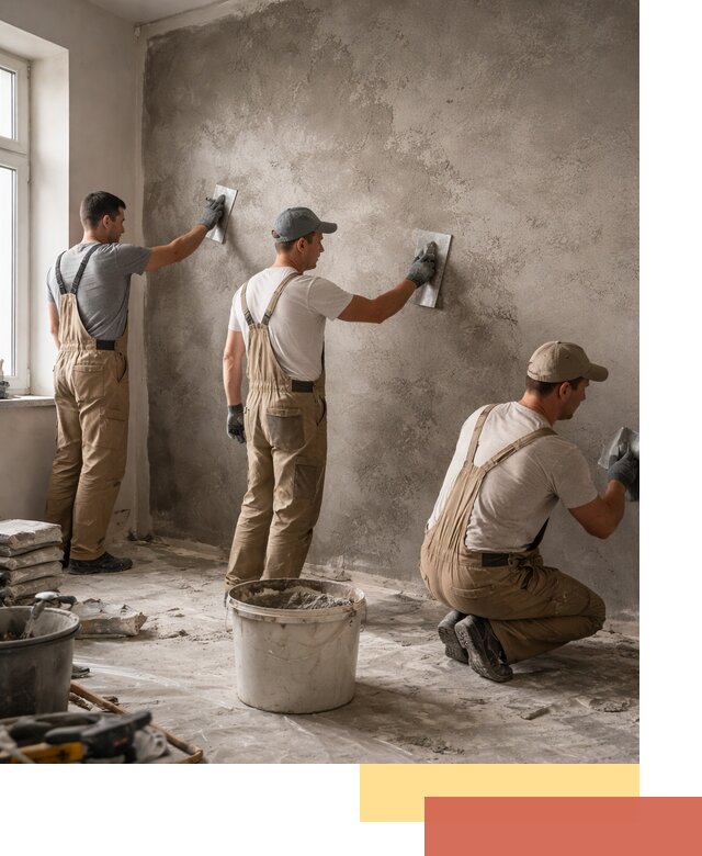 Декоративная штукатурка под бетон в Солнечногорске для стен и потолков