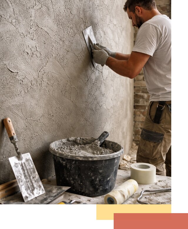 Декоративная штукатурка лофт в Солнечногорске — отделка стен и потолков