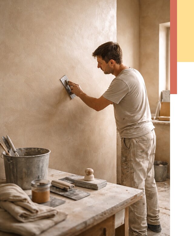 Марокканская штукатурка таделакт в Солнечногорске под ключ от 4371 руб. | ОТДЕЛОЧНИК-Слн