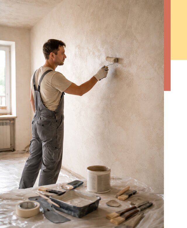 Нанесение лессирующей краски по декоративке в Солнечногорске от 1821 руб. | ОТДЕЛОЧНИК-Слн