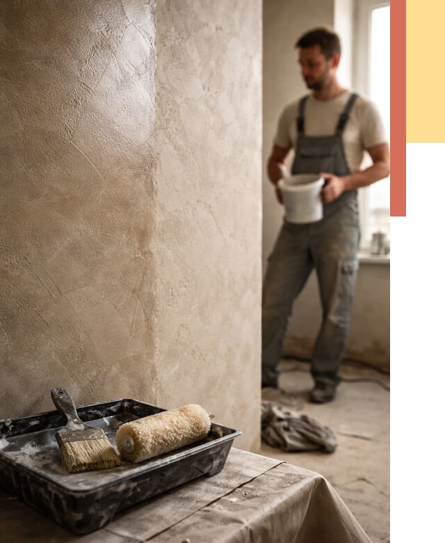 Нанесение воска на штукатурку в Солнечногорске от 3643 руб. | Услуги ОТДЕЛОЧНИК-Слн