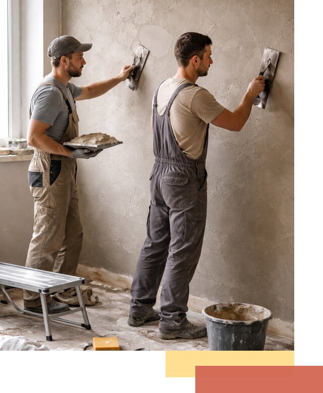 Ремонт декоративной штукатурки и восстановление фактуры в Солнечногорске