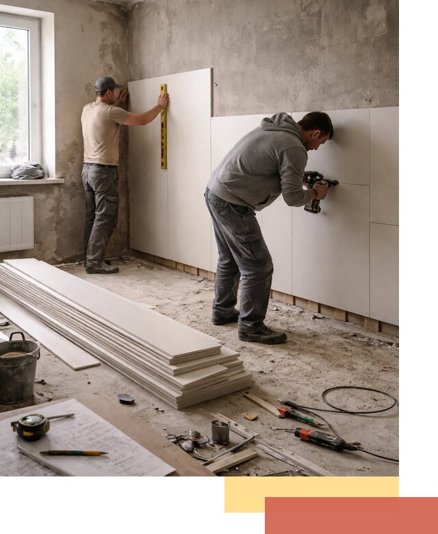 Монтаж ПВХ панелей на стены в Солнечногорске качественно и быстро