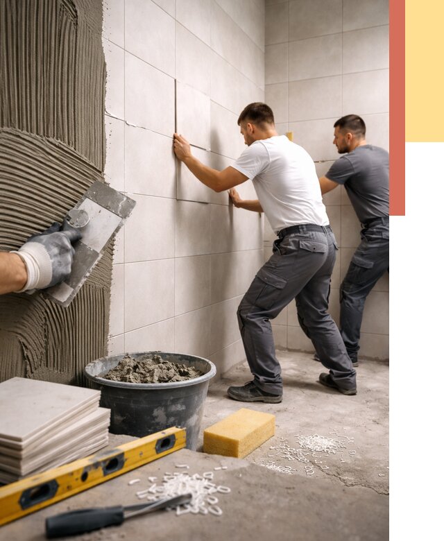 Укладка плитки на стены в Солнечногорске от 885 руб. — качественно и недорого | ОТДЕЛОЧНИК-Слн