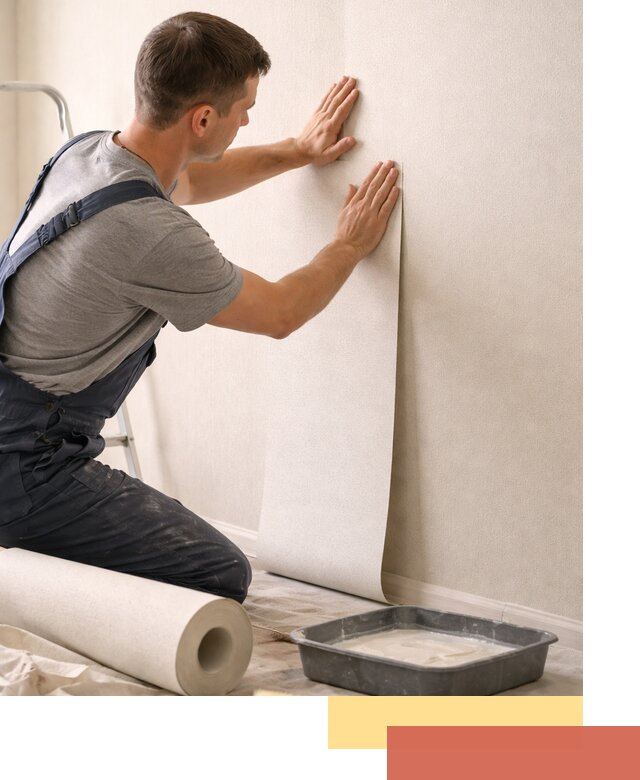 Поклейка флизелиновых обоев в Солнечногорске качественно и быстро