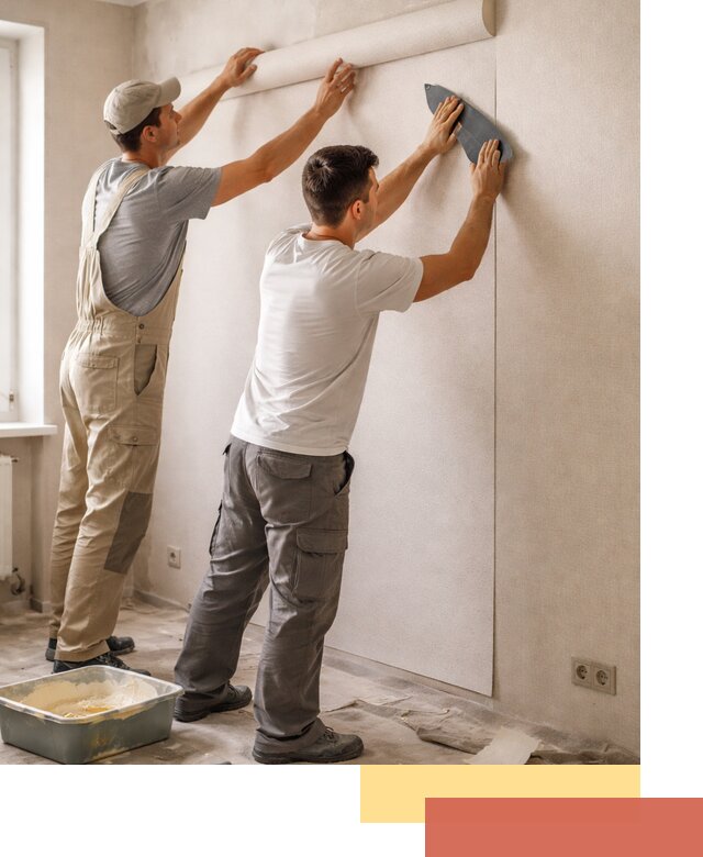 Поклейка виниловых обоев в Солнечногорске профессионально и качественно