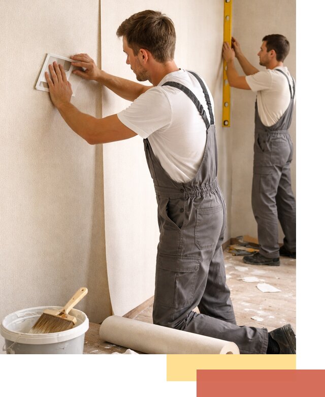 Поклейка бумажных обоев в Солнечногорске качественно и недорого