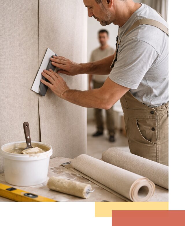 Поклейка текстильных обоев в Солнечногорске профессионально и аккуратно