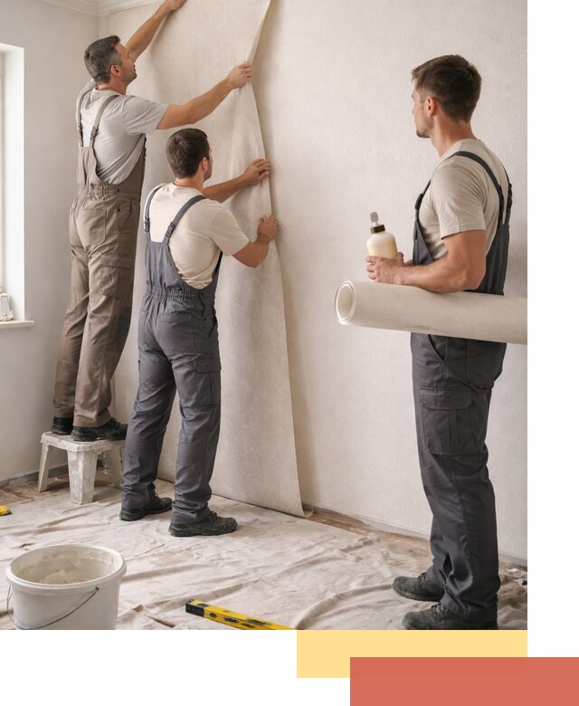 Оклейка стен обоями в Солнечногорске — качественно и профессионально