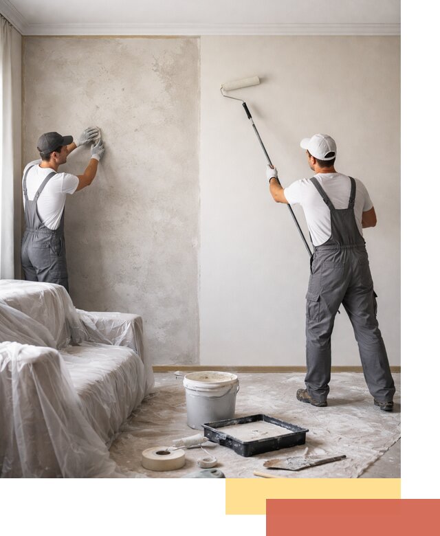 Покраска стен антивандальной краской в Солнечногорске