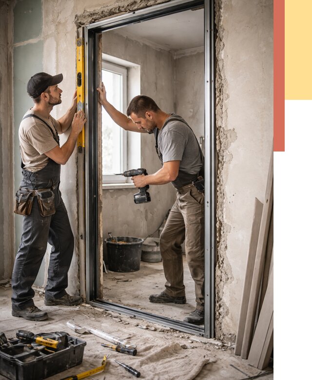 Закладка дверного проема в Солнечногорске от 3643 руб. — быстро и недорого | ОТДЕЛОЧНИК-Слн