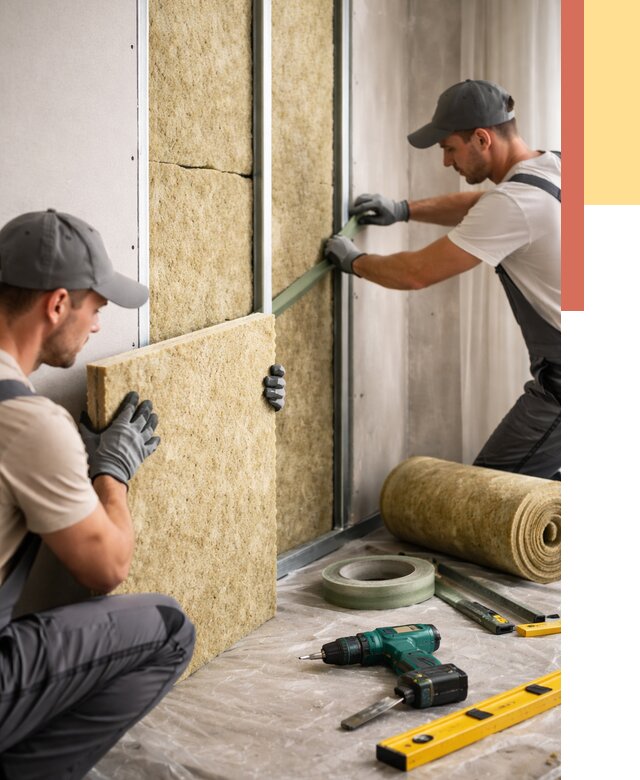 Шумоизоляция стен в Солнечногорске под ключ от 1925 руб. | ОТДЕЛОЧНИК-Слн