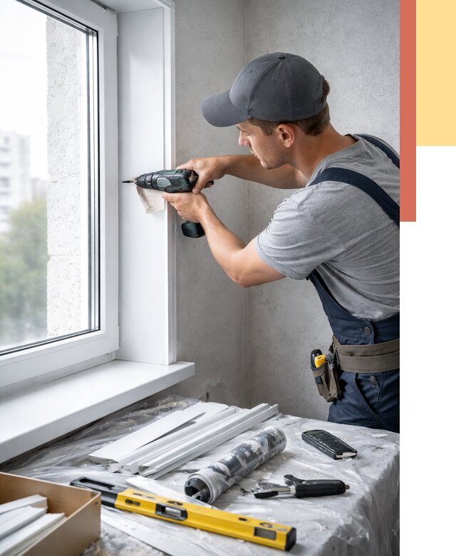 Установка пластиковых откосов в Солнечногорске от 2342 руб. | ОТДЕЛОЧНИК-Слн монтаж, быстро и недорого