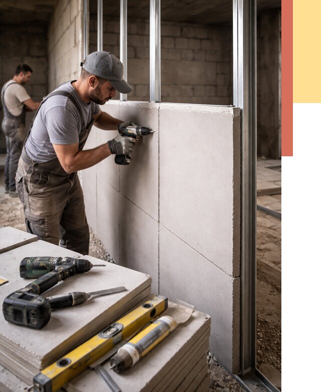 Кладка влагостойких перегородок ПГП в Солнечногорске от 1249 руб. под ключ | ОТДЕЛОЧНИК-Слн