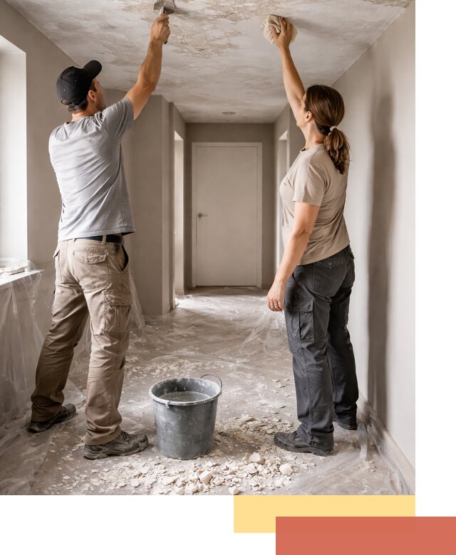 Удаление побелки с потолка в Солнечногорске — быстро и аккуратно