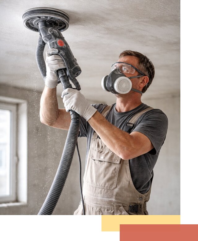 Шлифовка потолка в Солнечногорске — качественная подготовка под отделку