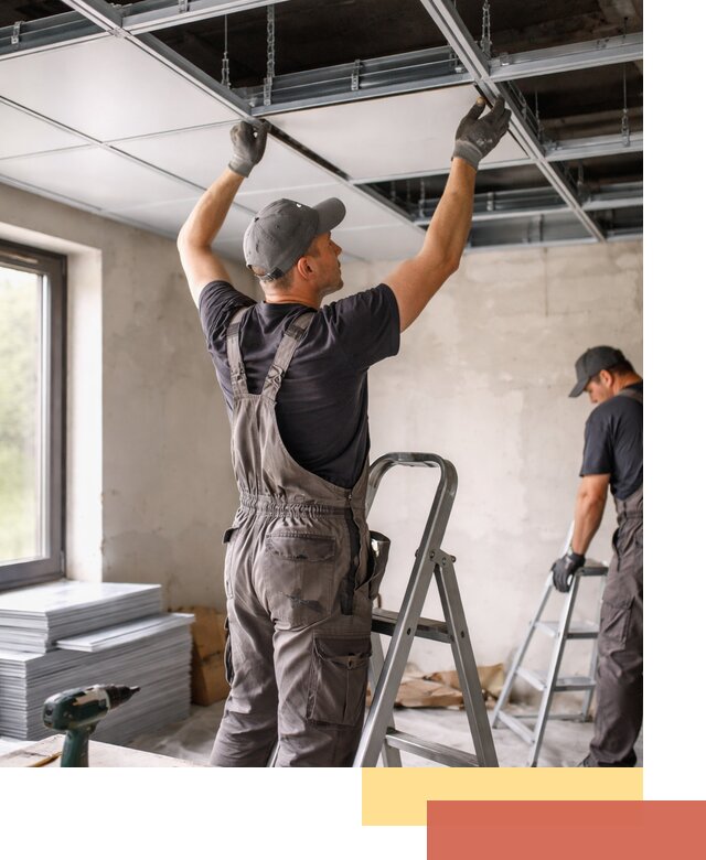 Монтаж кассетного потолка в Солнечногорске качественно и быстро