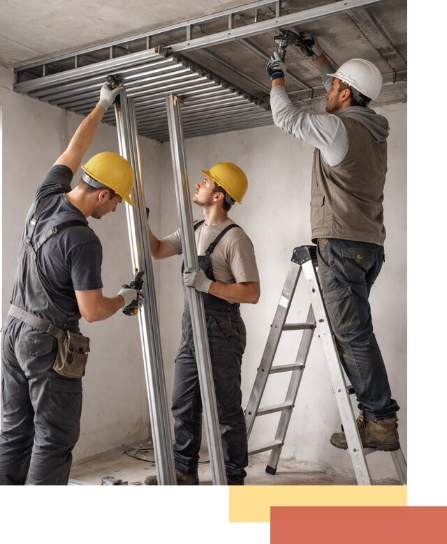 Монтаж реечного потолка под ключ в Солнечногорске