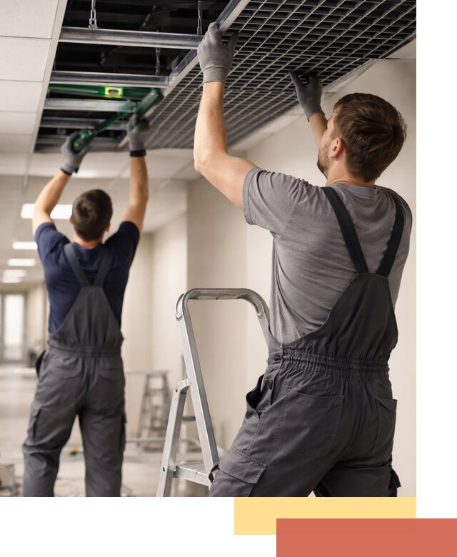 Монтаж потолка Грильято в Солнечногорске: установка под ключ качественно