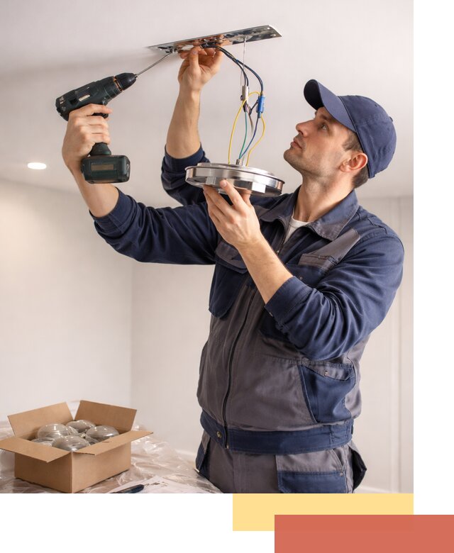 Установка люстры в натяжной потолок в Солнечногорске