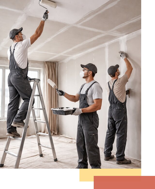 Покраска потолка из гипсокартона в Солнечногорске качественно и недорого