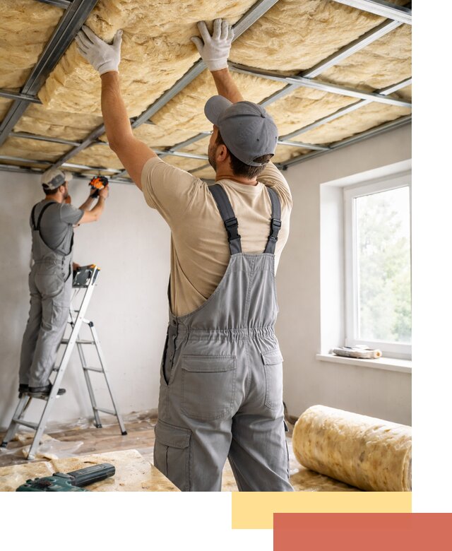 Утепление потолка под ключ в Солнечногорске качественно и быстро