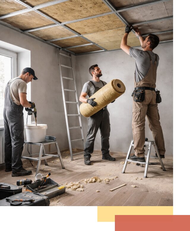 Шумоизоляция потолка в Солнечногорске: профессиональный монтаж и отделка