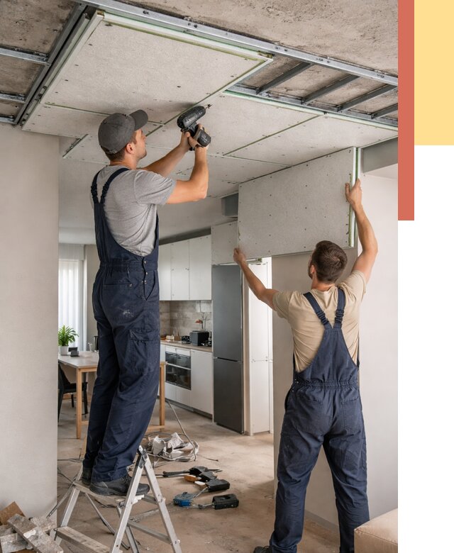 Шумоизоляция потолка панелями зипс в Солнечногорске от 1925 руб. под ключ | ОТДЕЛОЧНИК-Слн